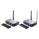 M9/M9Pro Audio Transmitter Receiver 1200mAh Bluetooth 5.1 Wireless Music Adapter U Disk/TF Card FM Radio Player DSP Converter