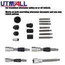 18pcs Alternator Repair Tool of Alternator Freewheel Pulley Puller Removal Socket Tool Kit