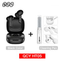 QCY HT05 ANC Wireless Earphones 40dB Active Noise Cancelling Bluetooth 5.2 Headphones 6 Mic ENC HD Call Headset TWS Earbuds