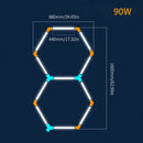 Garage Light Hexagon Led Lights Lamp Highly Efficient Honeycomb LED Light Customized for Barber Ceiling Lighting Workshop