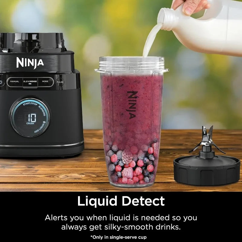 Ninja TB401 Detect Kitchen System Power Blender + Processor Pro, BlendSense Technology, Blender, Chopping & Smoothies