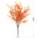 Artificial Fall Shrub Plants Flowers Outdoor Garden Decoration Plastic Bouquet Thanksgiving Christmas Wedding Home Decor Flowers