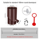 Water Collection Barrel UV Resistant Rainwater Collector Kit Portable Rain Barrels To Collect Rainwater From Gutter For Car