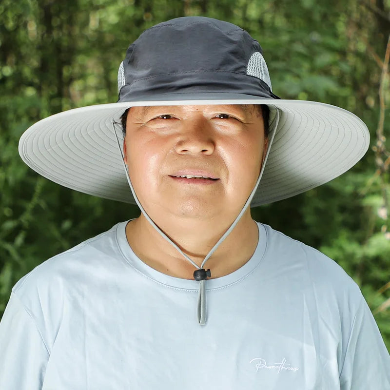 60-65cm Big Head Hat Large Size Big Head Big Face Fat Large Sun Hat man fisherman Sunscreen Cap fishing cap