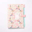 Kawai Floral File Folder 6 Layers Document Bag Cute File Organizer Bill Folder Storage Pouch Korean Stationery Office Supplies