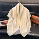 2025 Latest Women Silky Kerchief Shawl Ethnic Travel Scarves Bufanda Fashion Jacquard Scarf Printed Decorative Sun Protection