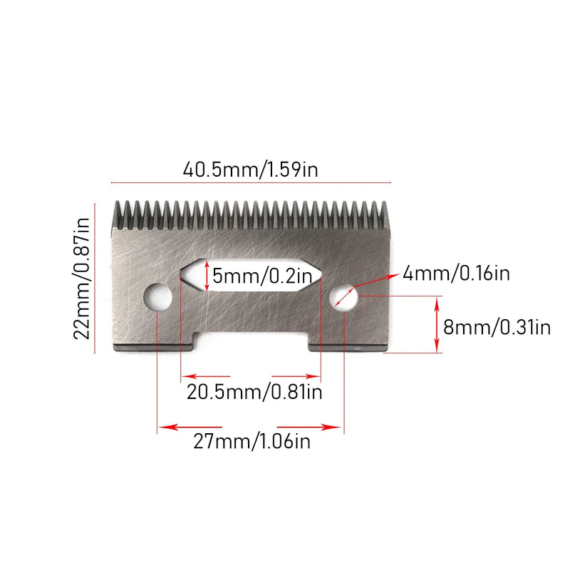 VGR V-003 DLC Blade Hair Clipper Blade Trimmer Replacement Original Cutter Head Professional Barber Accessories