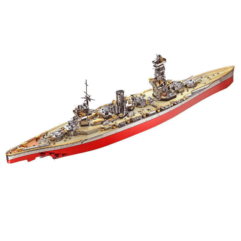 Piececool 3D Metal Puzzle Model Building Kits-Fuso Battleship DIY Jigsaw Toy ,Christmas Birthday Gifts for Adults