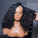 The Curl Halo | 3-in-1 Drawstring Half Wig, Brazilian Remy Curly