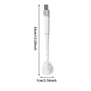 Water Bottle Cleaner Brush 5 In 1 Silicone Detachable Scrubber Long Handle Milk Bottle Kettle Wineglass Brushes Kitchen Tool