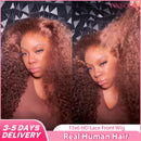 The Mocha Cascade | 36-Inch 220% Density Chocolate Brown HD Lace Front Wig