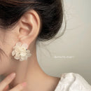 GRACE JUN Korean Style Fashion Charm Creative Pearl Clip on Earrings Cute Gold Color No Pierced Earrings Women's Ear Clips New