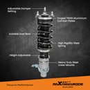 maXpeedingrods Coilover Kits for Civic EK EJ 1996-2000 24 Ways Adjustable Damper Shock Absorber Gray