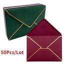 50 Stück/Packung 18,5 cm x 13,5 cm Phnom Penh Umschläge Hochzeitseinladungs-Umschlagtasche