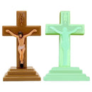 Luminous Catholic Wall Crucifix Glows The Dark Standing Cross Christian Cross Desktop Cross Catholic Cross Ornaments Jesus