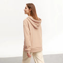 AMII Casual Hoodies Woman 2025 Autumn New Loose Embroidery Women's Sweatshirt Warm Versatile Long Sleeves Tops Ladies 12524005