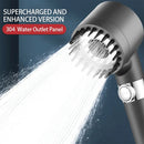 Massage Filtered Shower Head Water Saving 3 Modes Adjustable High Pressure Shower One-key Stop Water Shower Bathroom Accessories