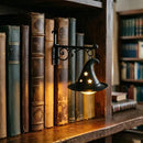 Halloween Retro Bookshelf Lighting Wall Mounted Reading Lamp Metal Gothic LED Night Light  for Studious Home Room Ornament