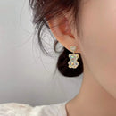 Lovely Acrylic Candy Pendant Women's Earrings Rainbow Gummy Bear Glittering Candy Earrings 2023Korean Fashion Sweet Girl Jewelry
