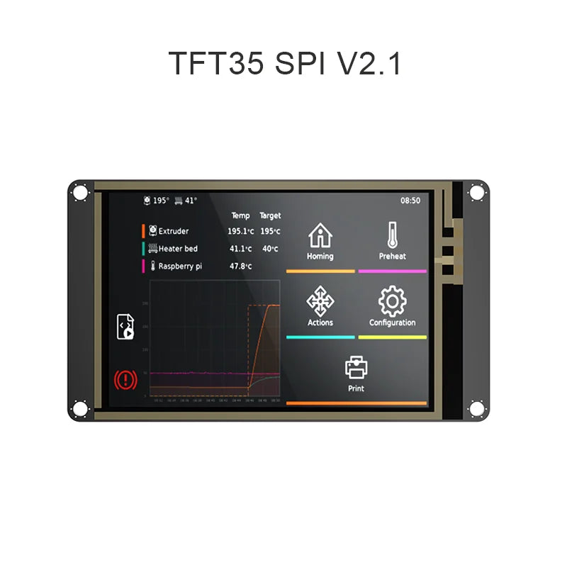 BIGTREETECH TFT35 SPI V2.1 Touch Screen With IO2CAN V1.0 Module 3.5'' 480x320 TFT Display for CB1 M8P 3D Printer Motherboard