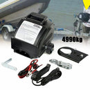 12V 906Kg Electric Hoist Lifting Crane Cable Hoist Winch for Boats  Trucks Cars with Hand-Held Rubber Remote Control