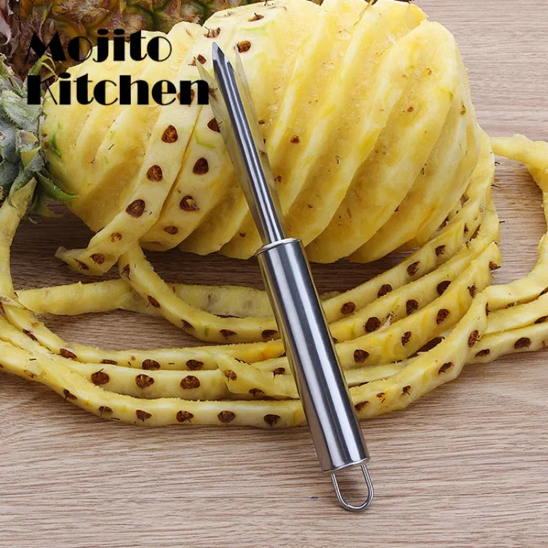 Stainless Steel Pineapple Knife Non-slip  Peeler Easy Cleaning  Shovel Fruit Tools Kitchen