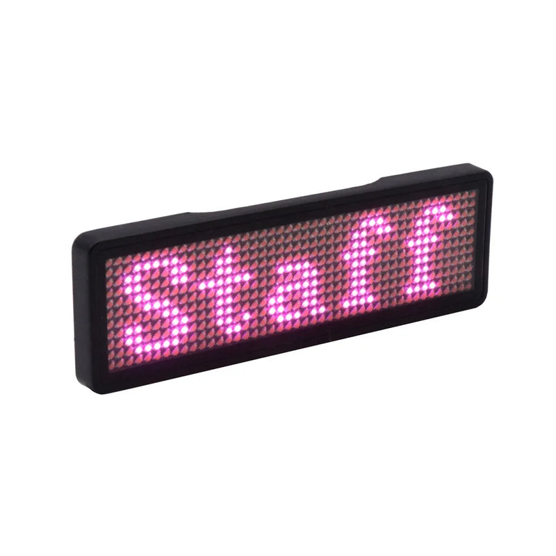 Bluetooth LED Module Name Badge DIY Programmable Scrolling Message Boa