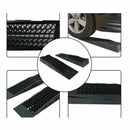2 Piece 3-Ton Super Stable Extra Wide Heavy Duty Plastic Car Lifting Ramps Wide Wheel for Repair, Maintenance, Jack Lifting Tool