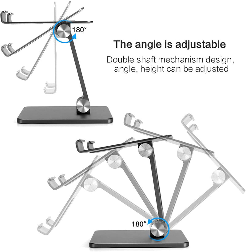 Metal Desk Mobile Phone Holder Stand For iPhone iPad Xiaomi Adjustable Desktop Tablet Holder Universal Table Cell Phone Stand