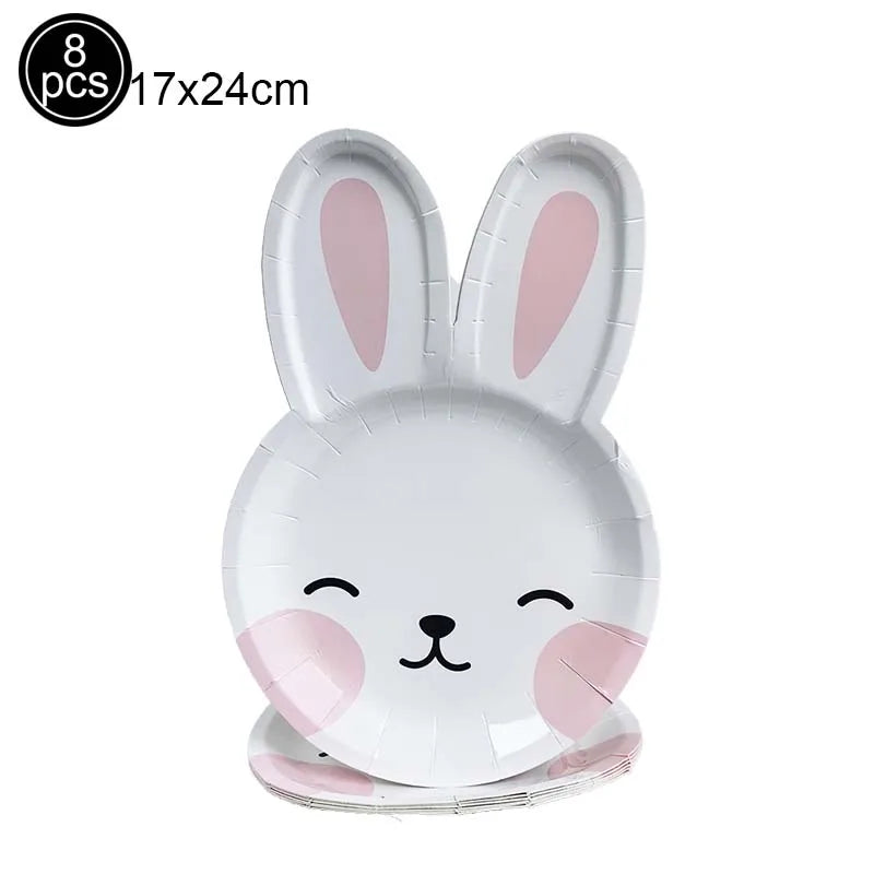 Easter Banner Easter Sign Garlands Rabbit Swirl Hanging Decoration Easter Egg Carrot Bunny Banner Happy Easter Party Decorations