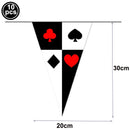 Casino Table Runner Decor Las Vegas Table Cover Poker Night Themed Table Decoration Casino Playing Card Birthday Party Supplies