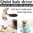 2800W Dog Blow Dryer Adjustable Speed Temperature Control with 3 Nozzles, Extendable Hose for Pet Hair Grooming, Vehicle Dryer