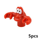 MOC City Animal Zoo Fram Accessories Building Block Figures Goat Sheep Eagle Owl Panda Parrot Seagull Penguin Bricks Toy Gift