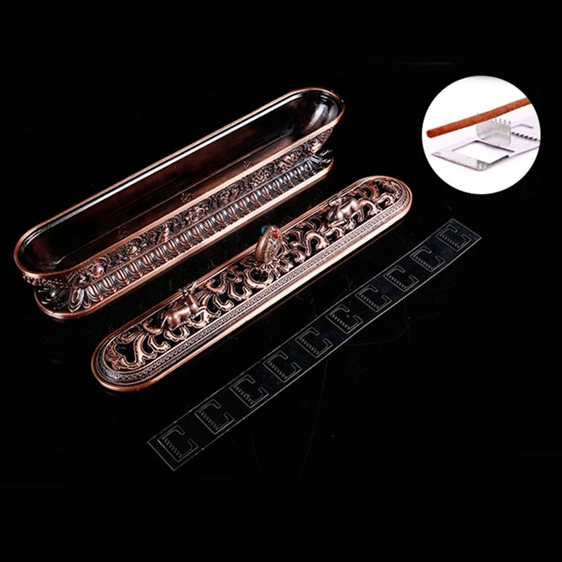 Tibet Incense Burner Antique Handmade Incense Stick Holder Zen Teahouse Home Office Decoration Crafts Ornaments