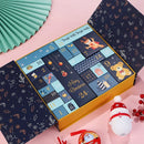 Christmas Advent Calendar 24 Days Surprise Box Birthday Countdown Empty Gift Box Surprise for Kids Family DIY Wedding Decoration