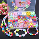 24 Grid DIY Handmade Beads Toys For Children With Accessory Set Girl Weaving Bracelet Jewelry Making Toys Creative Children Gift