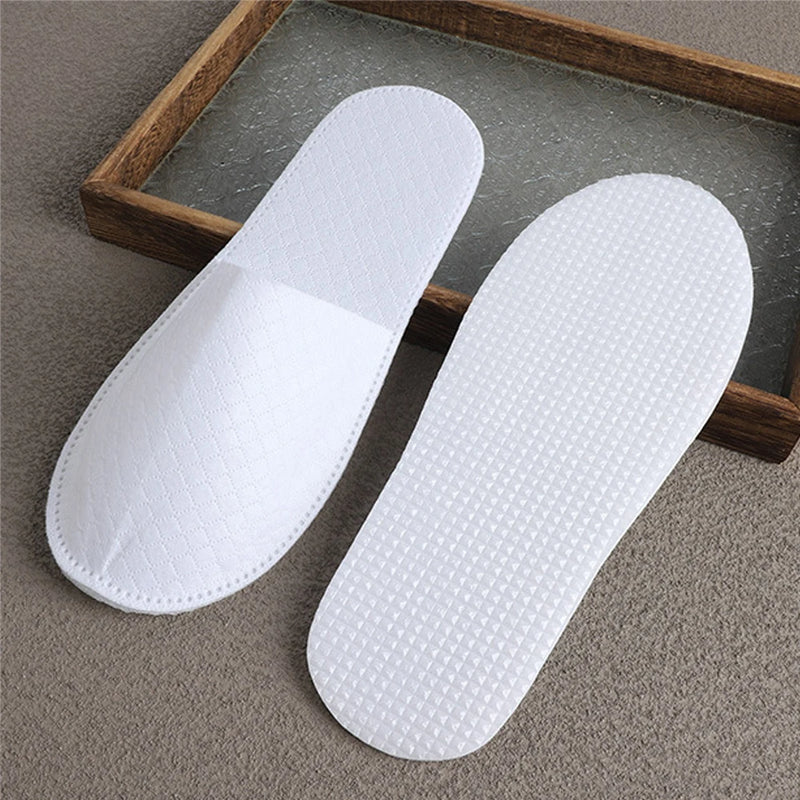 10 Pairs Lot Hotel Slippers Men Womens Top Quality Velvet Travel Disposable Cotton Home Hospitality Shoes Cheap SPA Guest Slides