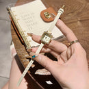 2023 New Women's Quartz Watch Inlaid with Rhinestones Luxury Temperament Retro Elegant Square Case True Pity Gift for Lovers