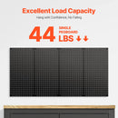 SucceBuy 24" x12" 4pcs Metal Pegboard Panels Steel Wall Tools Organizer Garage Storage Peg Panel for Workbench Office Craft Home