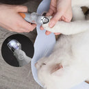 1 LED Pet Nail Clipper with Light, Cat and Dog Cleaning Scissors Provide Simple and Safe Beauty Care for Dogs and Cat Claws