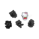 5 Pcs Cartoon Character Brooch Set Cute Hello Kitty Enamel Pin Backpack Clothing Jewelry Metal Badge Accessories Gift for Friend