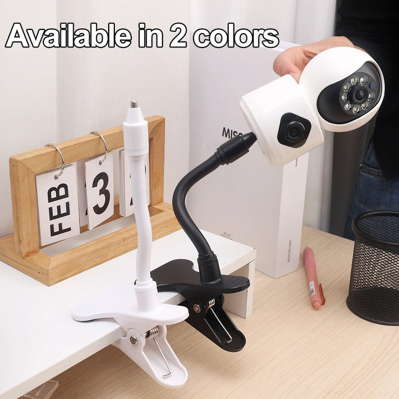 Universal Bendable Monitor Holder Clip Punch-free Camera Support Stand Clip Base Webcam Stand Camera Mount Flexible Mounting Kit