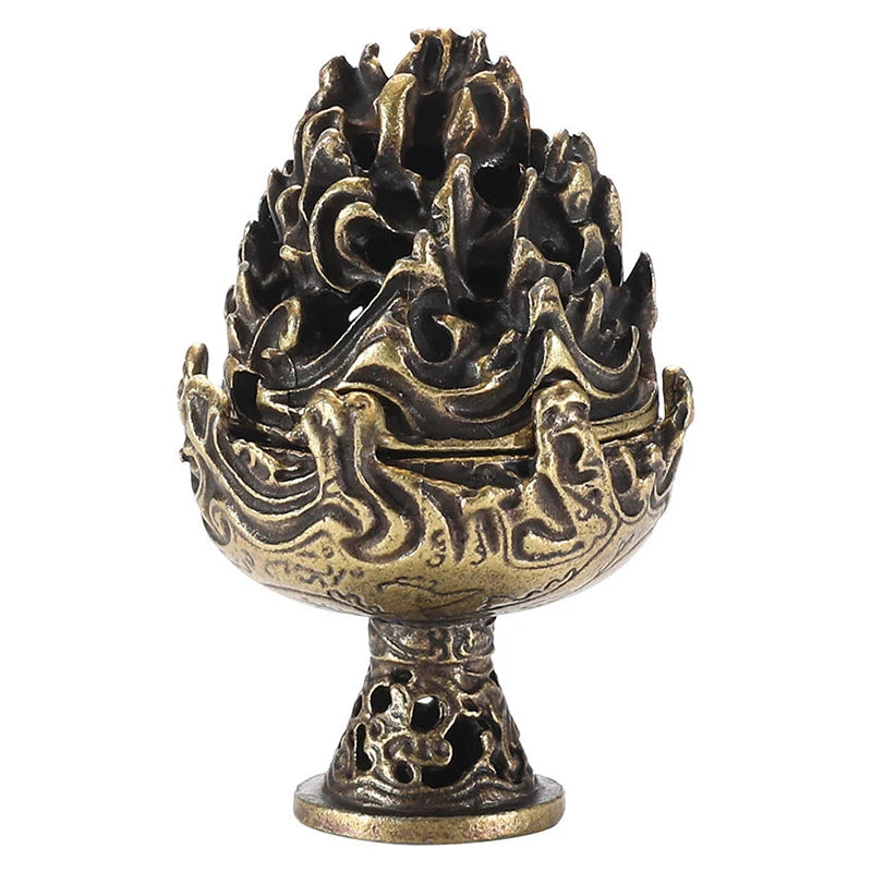 Mini Boshan Pan Incense Burner DIY Household Indoor Tower Incense Burner Zen Incense Burner Tea Ceremony Decoration Ornaments