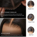 The Aurelia | Bone Straight HD Lace Front Wig in Remy Human Hair