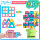 Magnetic Building Block Set, STEM Toy, Magnetic Tiles, Education Magnet Toy, Building Block Gift, Christmas Gift Easter Gift