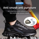 Safety Shoes Men Work Shoes Lightweight Soft Steel Toes  Sneakers Free Shipping Industrial Safety Tennis Steel Toe Cap