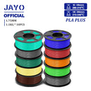 The LayerStack | 10-Roll 1.75mm 3D Printer Filament Collection (PLA / PETG / SILK)