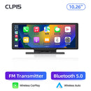 Junsun 10.26 "Wireless CarPlay Android Auto Car Radio 4K Dash Cam Rearview Camera Wifi GPS Navigation Dashboard Video Recorder