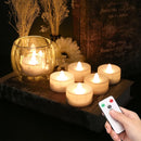 LED Tea Light With/Without Remote Flameless Flickering Candles Electronics Battery Operated Votive Light Home Table Party Decor