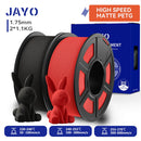 JAYO 2 Rolls 3D High Speed Matte PETG/PETG Filament 1.75mm 600mm/s Print Range High Flow Speedy PETG 3D Printer Filament for 3D
